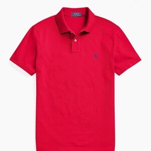 Polo Ralph Lauren Mesh Polo Shirt 2XB New RI Red Big & Tall Pony NWT